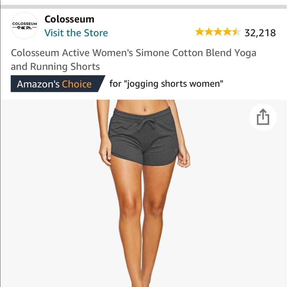 NWT Colosseum Shorts